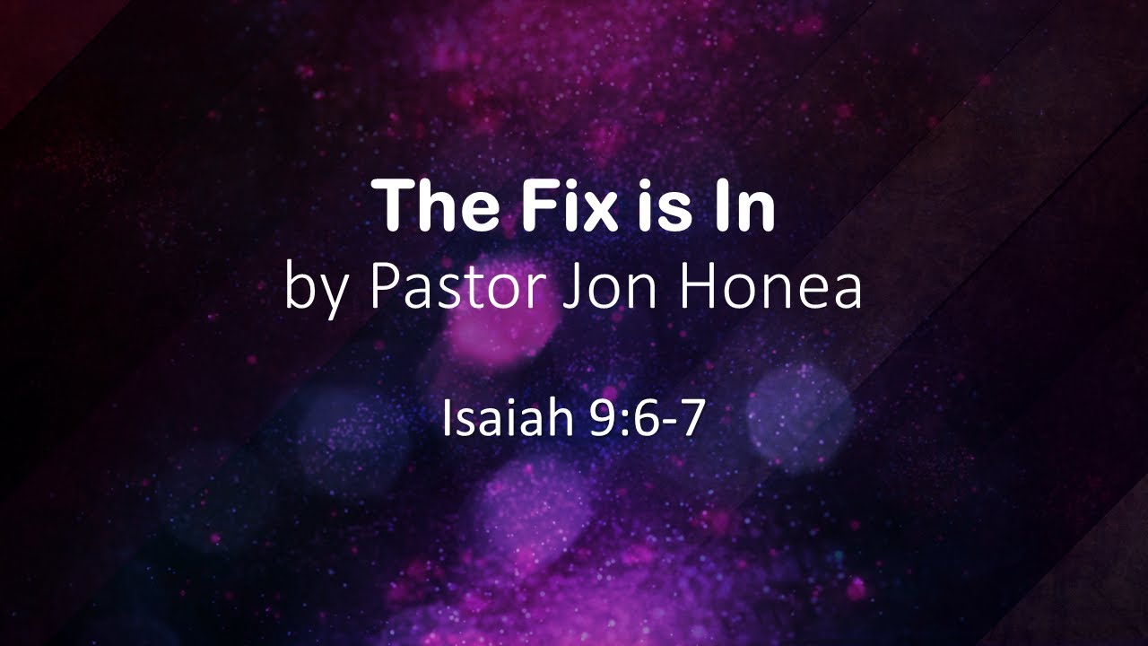 The Fix is In - YouTube
