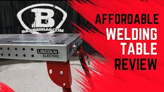 Lincoln Portable Welding Table and Workbench K5334-1 Review and Set up