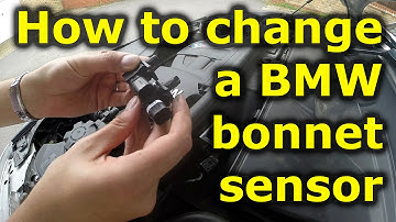 How to change a BMW bonnet alarm sensor