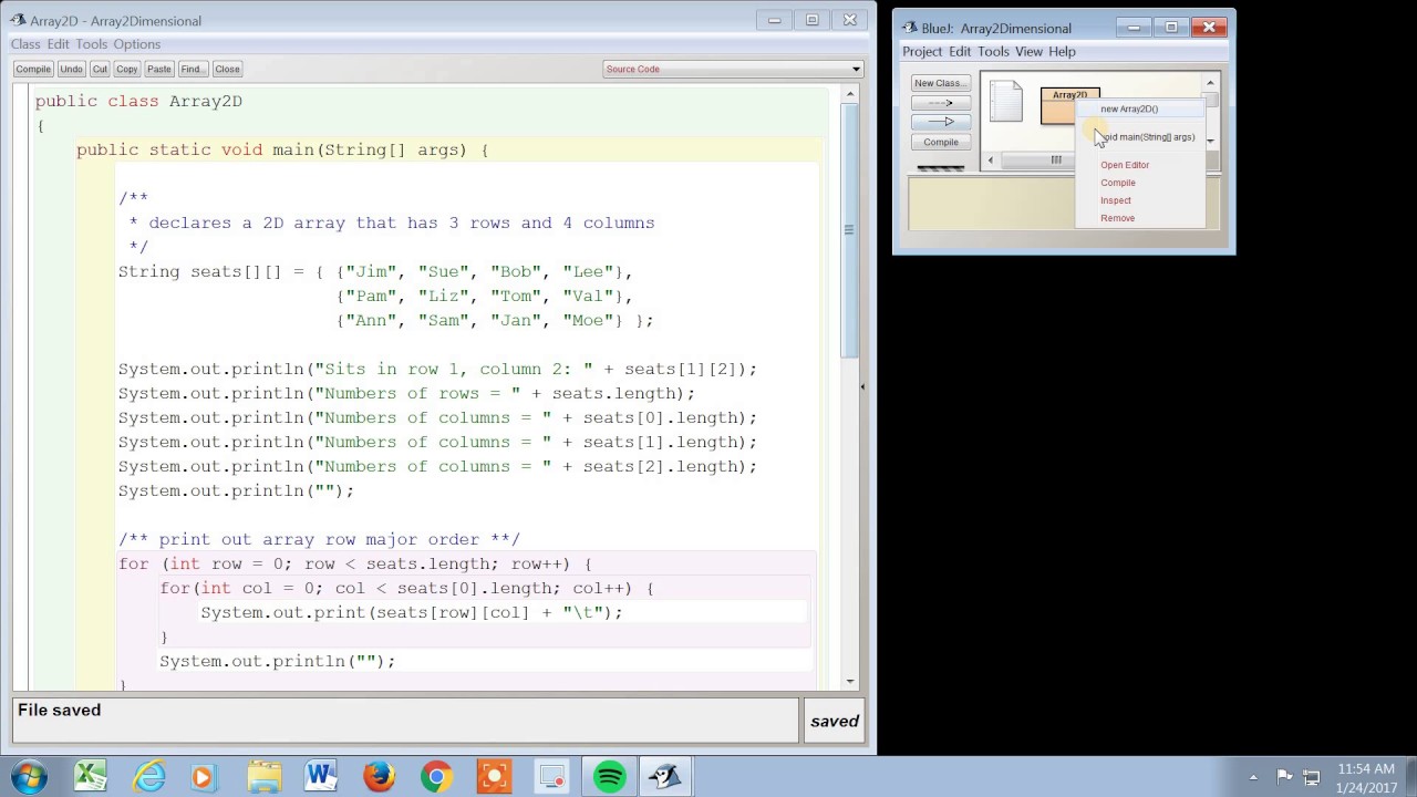 Array 2D Introduction - YouTube