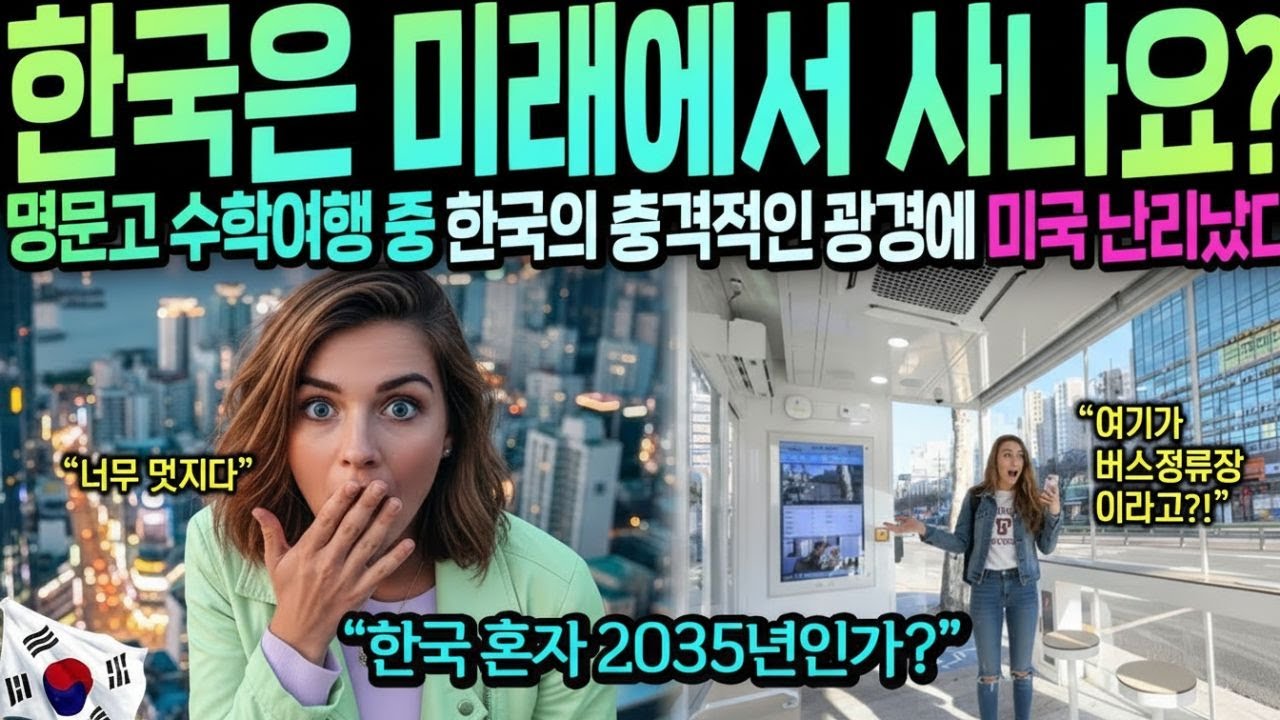 [해외감동사연] 한국 수학여행 온 미국 명문학교 학생들 경악, 