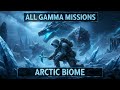 Surviving the Arctic Biome | Completing ALL Gamma Missions | ARK Genesis 1
