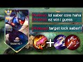Saber jungle best build in solo ranked game 2023 totally insane