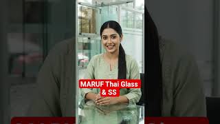 থাই গ্লাস দিয়ে ঘর ও অফিসের সৌন্দর্য বাড়ান | Premium Thai Glass Design #MARUF #thai #glass #shorts