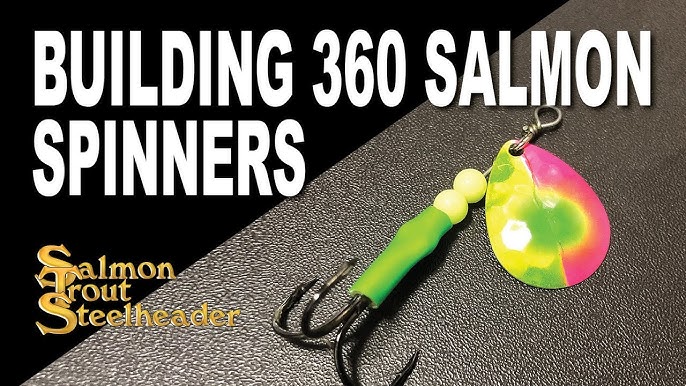 How to tie three different 3.5 Soft Spinners for salmon fishing. 