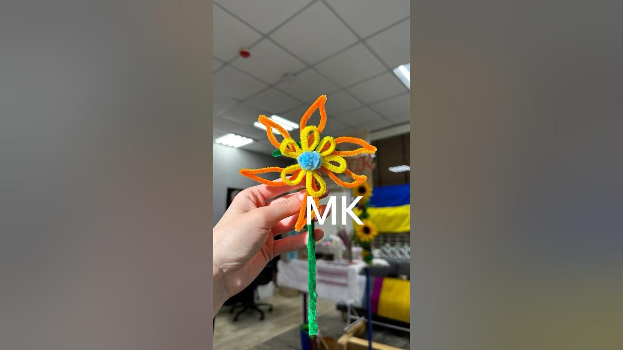 Як зробити квіточку з синельного дроту 🌷 - YouTube