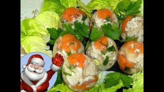 Новогоднее заливное Яйца Фаберже Новогоднее заливное Яйца Фаберже