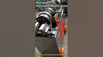 Rebar thread rolling machine