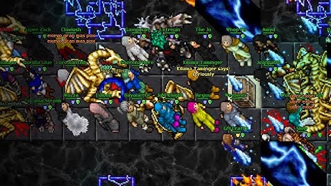 Tibia | Boss Run in Deep Edron (Tibia 7.6 OTs)