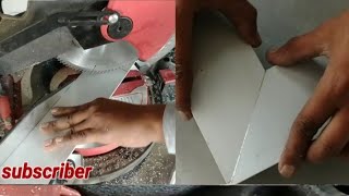 Windows and doors 45% degree Aluminium joints part 1