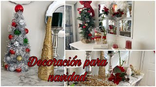 Ideas para decorar en navidad 🎄 decora conmigo