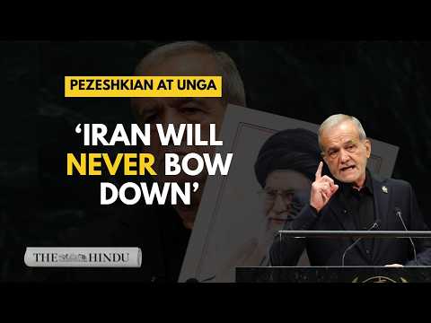 Amid U.S.-Iran war, Pezeshkian calls out Trump at UNGA | Watch full speech