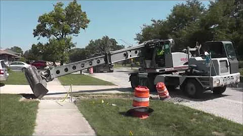 Precision Work Gradall Excavator