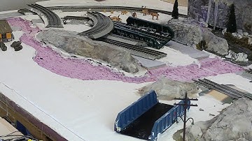 Polar Express Layout - Rebuilding the Stream & Pond