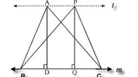 Two triangle on the same base having equal area lie between same parallel  problem solving lecture 8