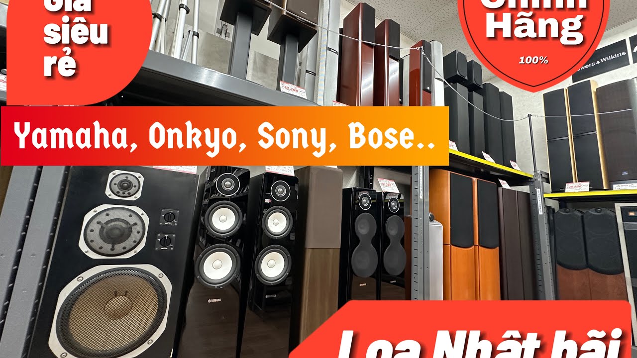 Đồ Nhật cũ xịn- Loa Nhật bãi bán tại cửa hàng đồ cũ ở Nhật