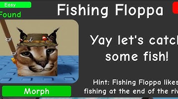 How To Get The “Fishing Floppa” | Find The Floppa Morphs #roblox #floppa