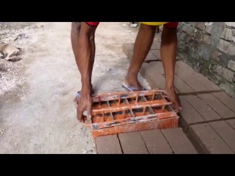 Membuat Cetakan Batako Dari Kayu - Cara Membuat Paving Block dan