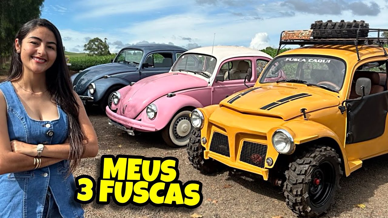 ESSES SÃO MEUS 3 FUSCAS !!!
