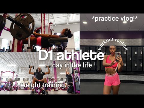 a day in the life as a student athlete | track edition | gym vlog 🏋🏾‍♀️