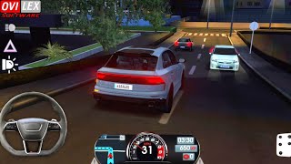 Audi RS Q8 | Night drive through Hong Kong 🇭🇰 - Exam | Driving School Sim | Gameplay screenshot 5