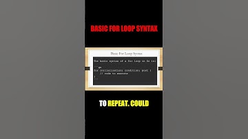 🧠 Golang For Loop Syntax Explained in 1 Minute!