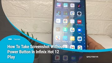 How To Take Screenshot Without Power Button In Infinix Hot 12 Play