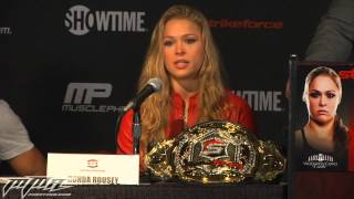 Rousey vs. Kaufman Press Conference Highlights