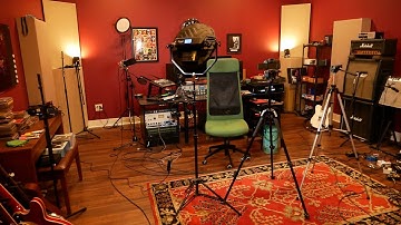 A look around the studio.  And a quick walk in the woods.