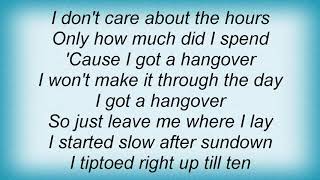 America - Hangover Lyrics