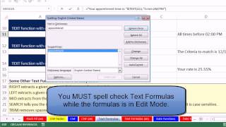 Highline Excel 2013 Class Video 30: Custom Number Formatting & Text Functions, (33 Examples)
