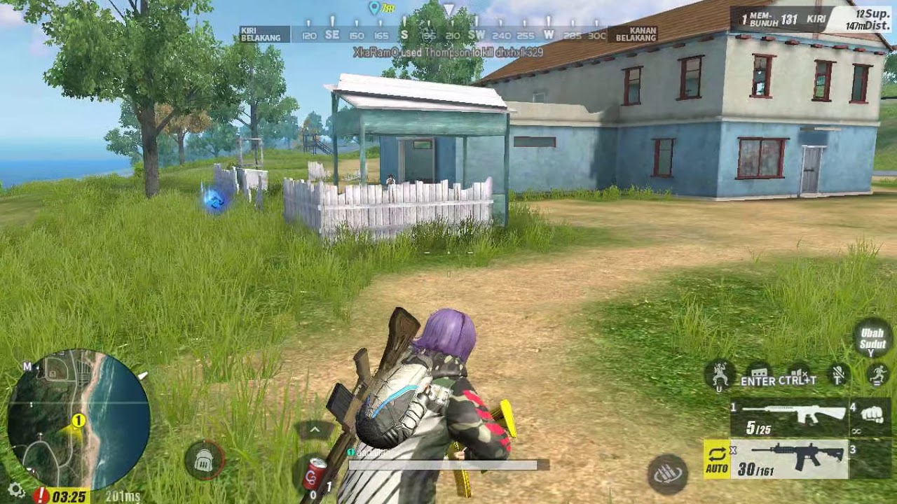 ROS M110 Sniper 100 Damage KILL iseng Latihan Nembak Jarak Dekat Lawan BOT