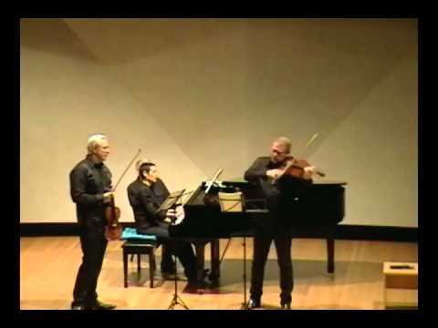 "Trio for violin, viola, piano" by Max Bruch - Fir...