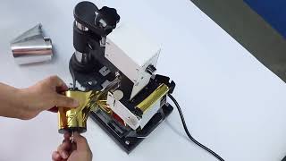 how to use a hot stamping machine WT-90S