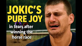 Nikola Jokić In Tears After Winning The Horse Race