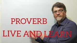 English Tutor Nick P Proverbs (107) Live and Learn