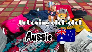 Unboxing paket oleh-oleh Aussie dari Uti dan Kakung #masyaallahtabarakallah #trending #videokeren