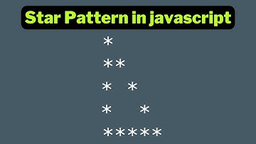 Hollow Triangle Star Pattern in javascript | for loop in js 2023 | Papa Developer