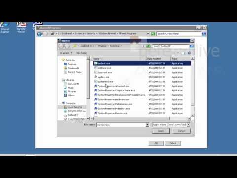 Windows Server 2008 R2 Configuring the firewall for an FTP Server