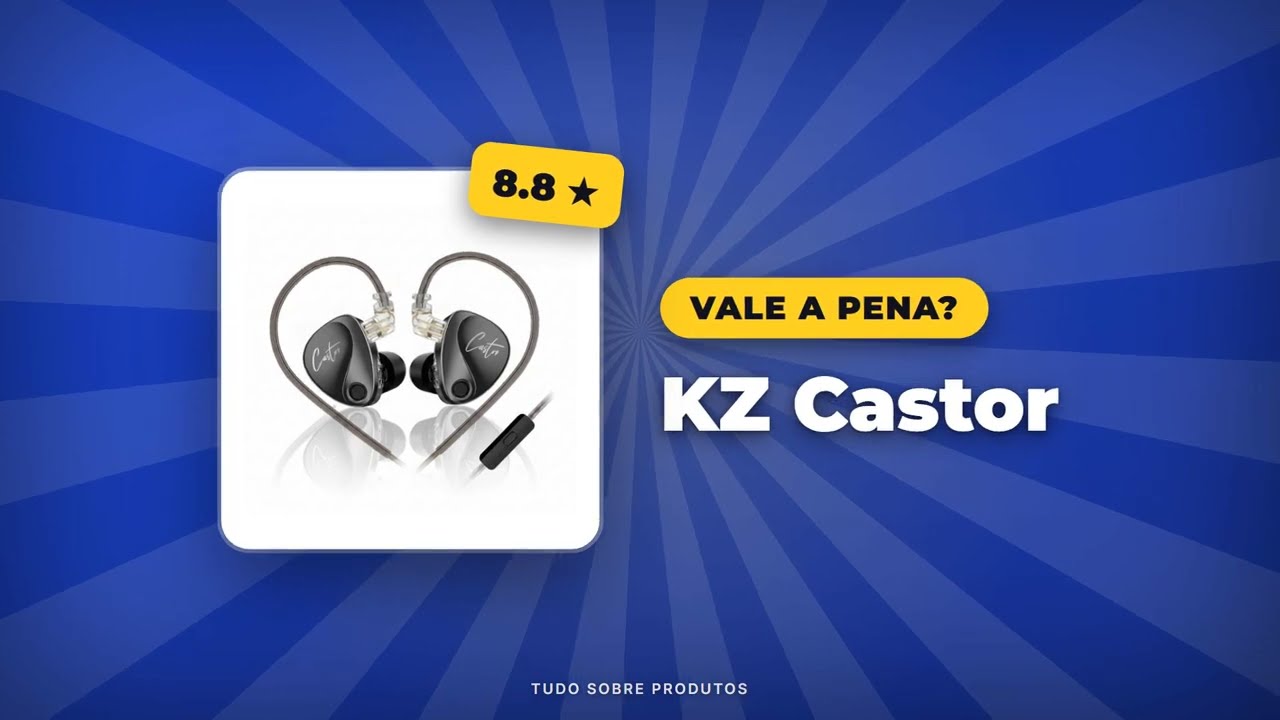 Capa: KZ Castor: Som Sob Medida? Análise COMPLETA e Sincera!