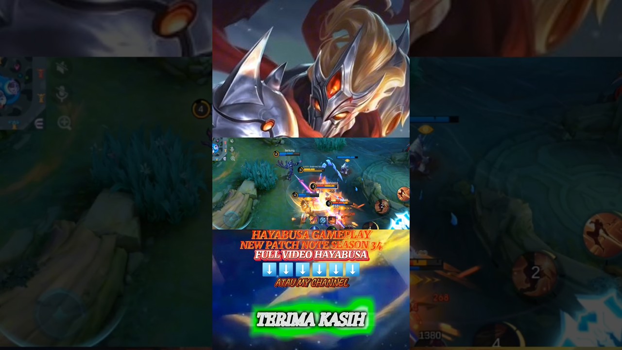 Hayabusa Gameplay New Patch Note Season 34 ,,, Gameplay Mobile Legend 