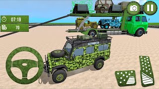 Offroad Army Truck Driver Simulator # 2 Conduisons une jeep militaire 4x4 - Android Gameplay screenshot 1