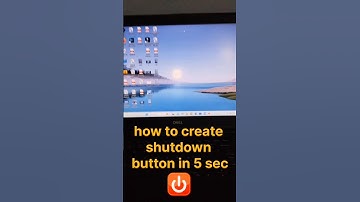 How to create shutdown button in 5 sec #shorts #technical #technology