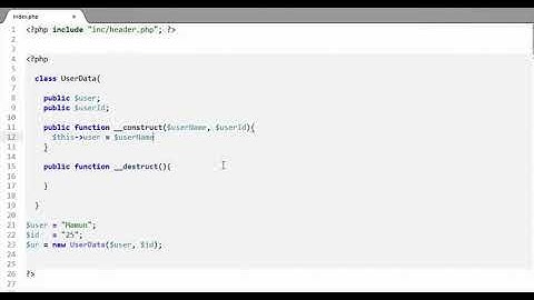 Bangla Object Oriented PHP Part 05 constructors & destructors