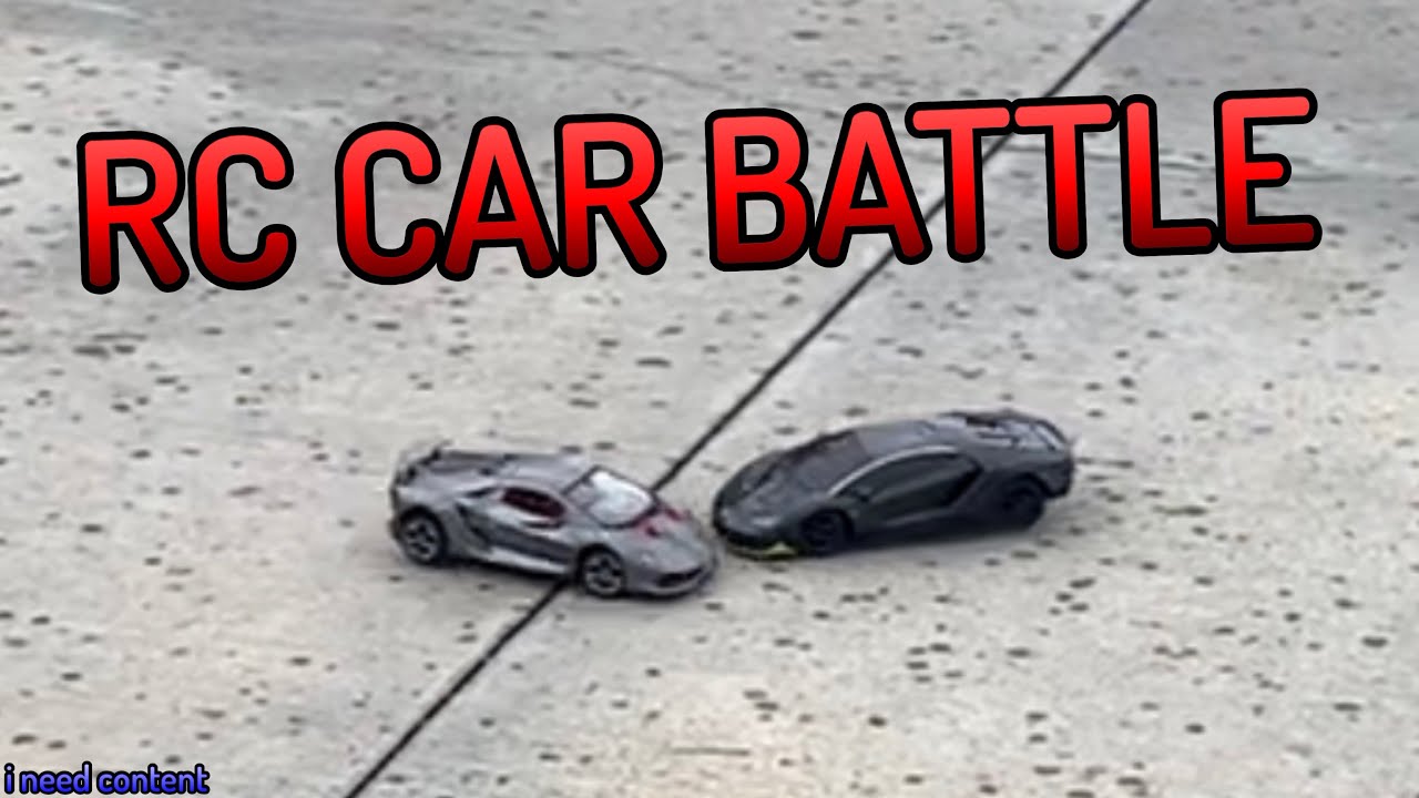 RC Car Battle at School!
