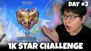 🔴 MYTHIC PLACEMENT!! (should I solo or 5 man?) | 1K STAR CHALLENGE DAY 3!! 🔴