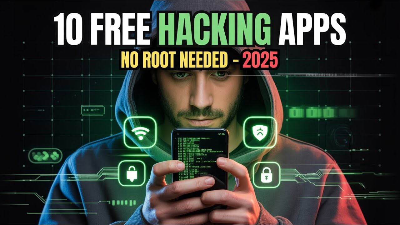 10 FREE Super Hacking Apps for Android in 2025 (No Root Needed!) - YouTube