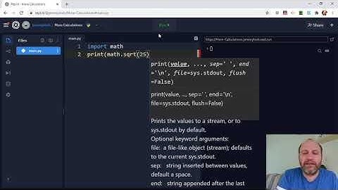 Exponents, Square roots, Remainder and Floor Division in Python