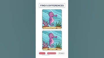 Test Your Focus: Find 5 Hidden Differences! #shorts