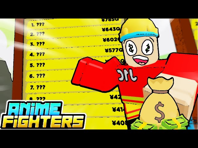 I Afk Farm and Become Elon Musk...?!? Getting 9 QUADRILLION GOLD Overnight?! in Anime Fighters